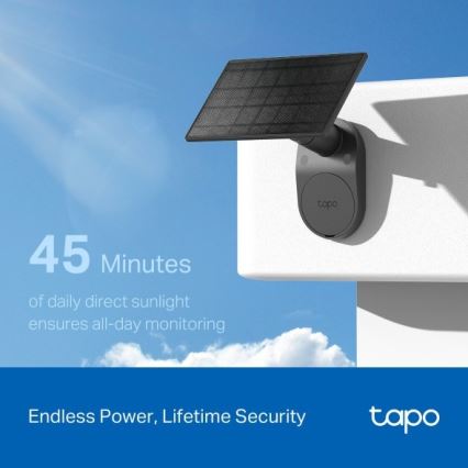 TP-Link - Solarkamera für den Außenbereich mit Sensor, IP65, Wi-Fi