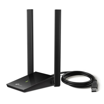 TP-Link - Wireless-USB-Adapter mit zwei High-Gain-Antennen