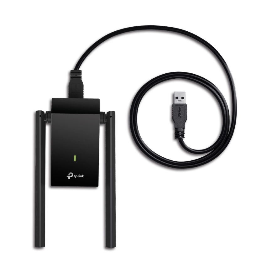 TP-Link - Wireless-USB-Adapter mit zwei High-Gain-Antennen