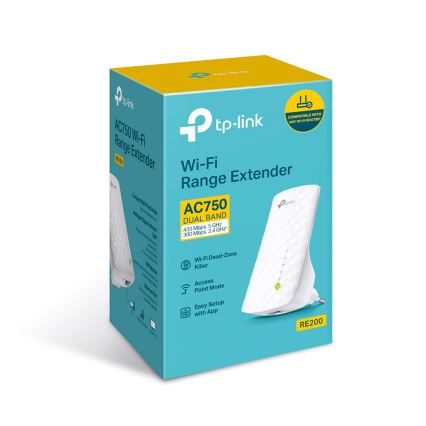 TP-Link - WLAN-Extender/Repeater 2,4/5 GHz Wi-Fi