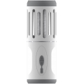 Tragbare, aufladbare LED-Leuchte mit Insektenfalle LED/6W/1800 mAh IPX4 weiß/grau