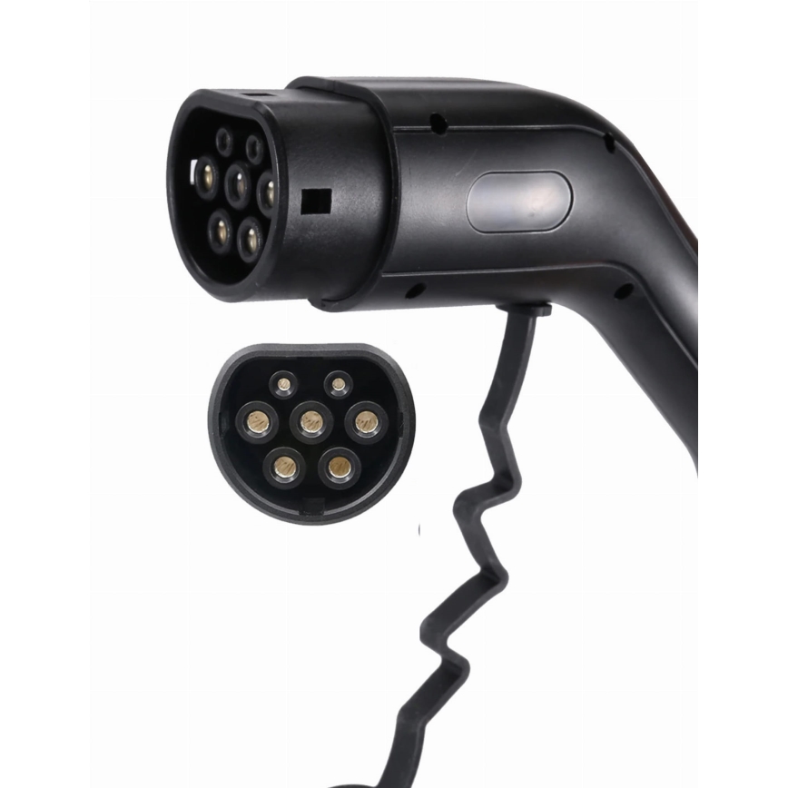 Mobile Ladestation für Elektrofahrzeuge (EV/PHEV) – AC Typ 2, 32 A / 400 V, 22 kW, IP55, 5 m + Adapter 230 V, 3,7 kW + Transporttasche