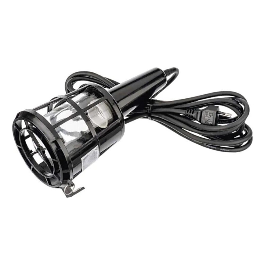 Tragbare Steckdosenleuchte 1xE27/60W/230V
