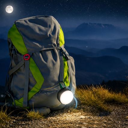 Tragbare, wiederaufladbare LED-Lampe LUMINA POCKET LED/5V 500 mAh schwarz