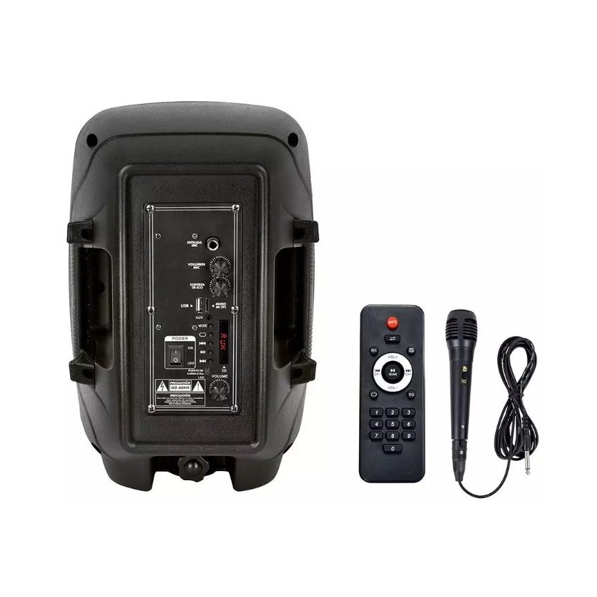 Tragbarer Bluetooth-Lautsprecher mit Mikrofon 15W/3,7V LED RGB + FB