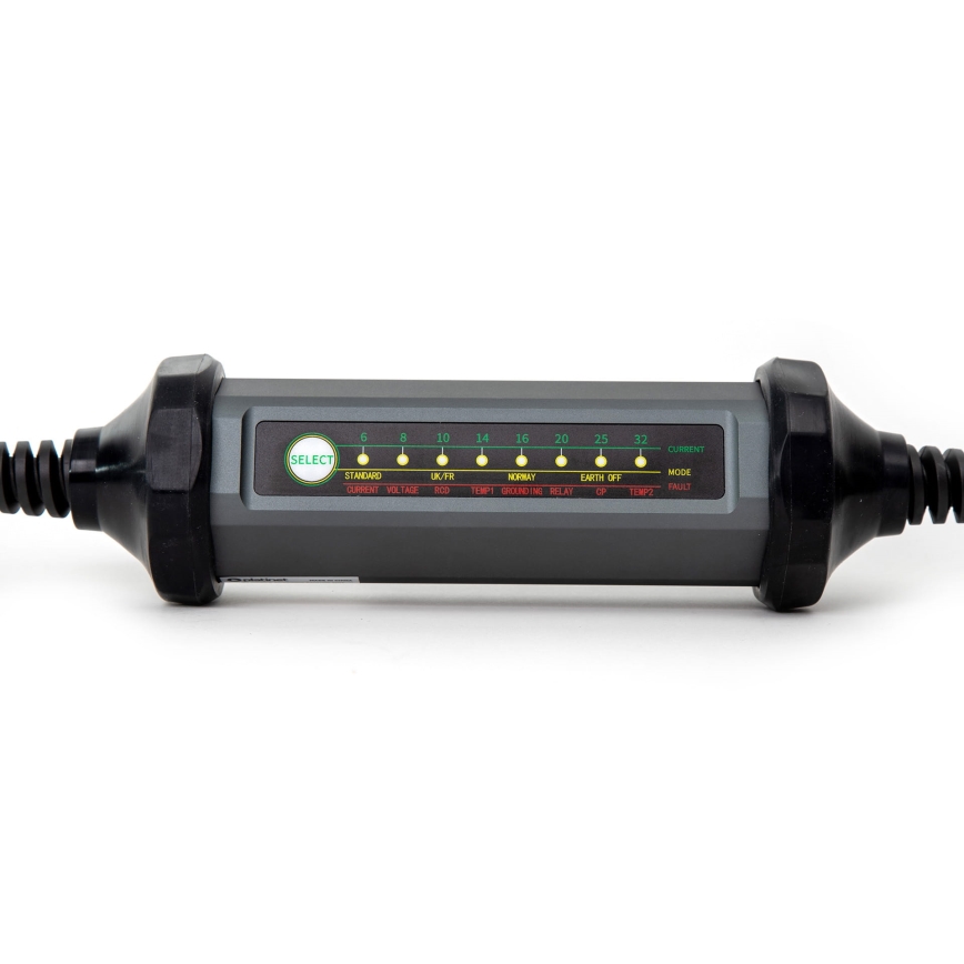 Tragbares Ladegerät für Elektrofahrzeuge mit 4 Type-2-Adaptern 32A/480V 22kW 5m IP67