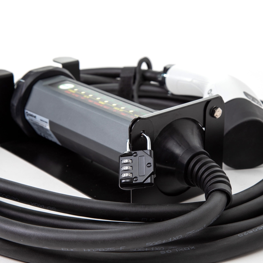 Tragbares Ladegerät für Elektrofahrzeuge mit 4 Type-2-Adaptern 32A/480V 22kW 5m IP67