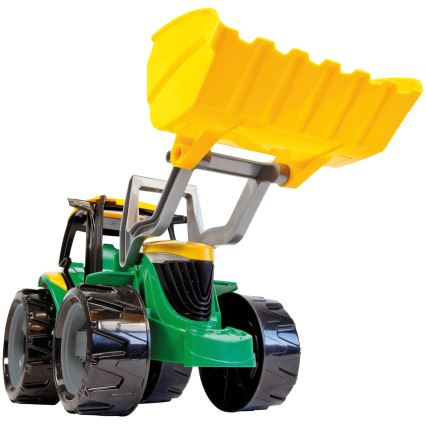Traktor mit Schaufel 65 cm grün/gelb