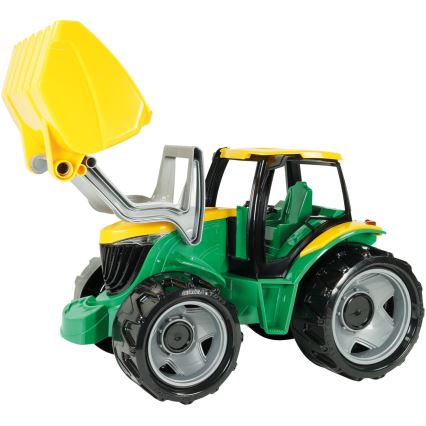 Traktor mit Schaufel 65 cm grün/gelb
