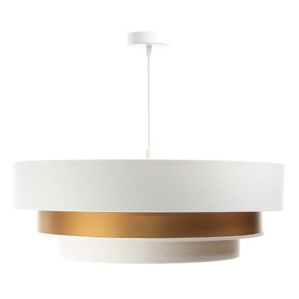 Deckenleuchte an Kabel TRINITI 1xE27/60W/230V weiß/gold