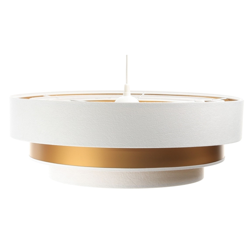 Deckenleuchte an Kabel TRINITI 1xE27/60W/230V weiß/gold