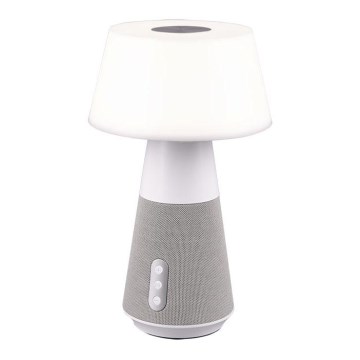 Trio - Dimmbare LED-Tischleuchte mit Bluetooth-Lautsprecher und USB LED/4,5W/230V