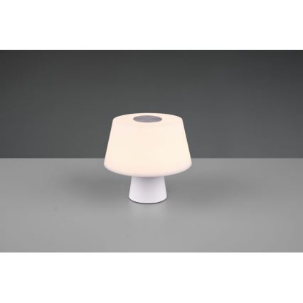Trio - Dimmbare LED-Tischleuchte mit Bluetooth-Lautsprecher und USB LED/4,5W/230V