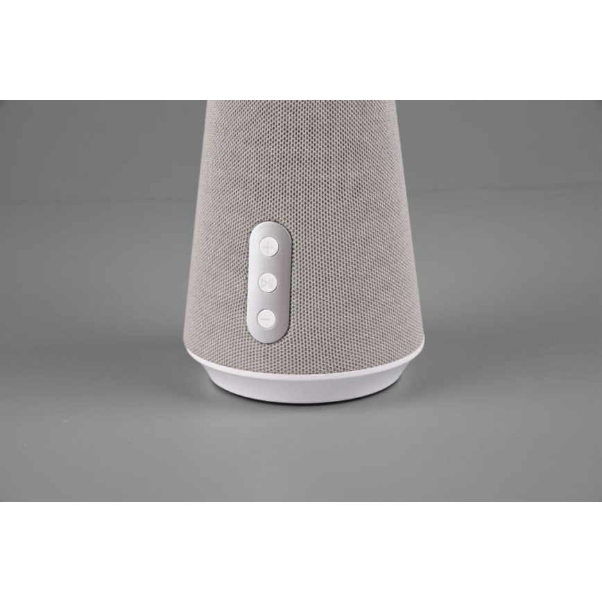 Trio - Dimmbare LED-Tischleuchte mit Bluetooth-Lautsprecher und USB LED/4,5W/230V