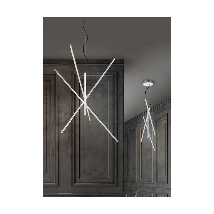 Trio - Dimmbarer LED-Kronleuchter an einer Schnur TIRIAC 3xLED/7,5W/230V