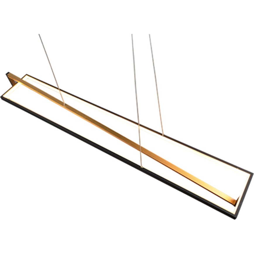 Trio - Dimmbare LED-Hängeleuchte an Kabel EDGE LED/35W/230V 2300/3000/4000K schwarz/gold