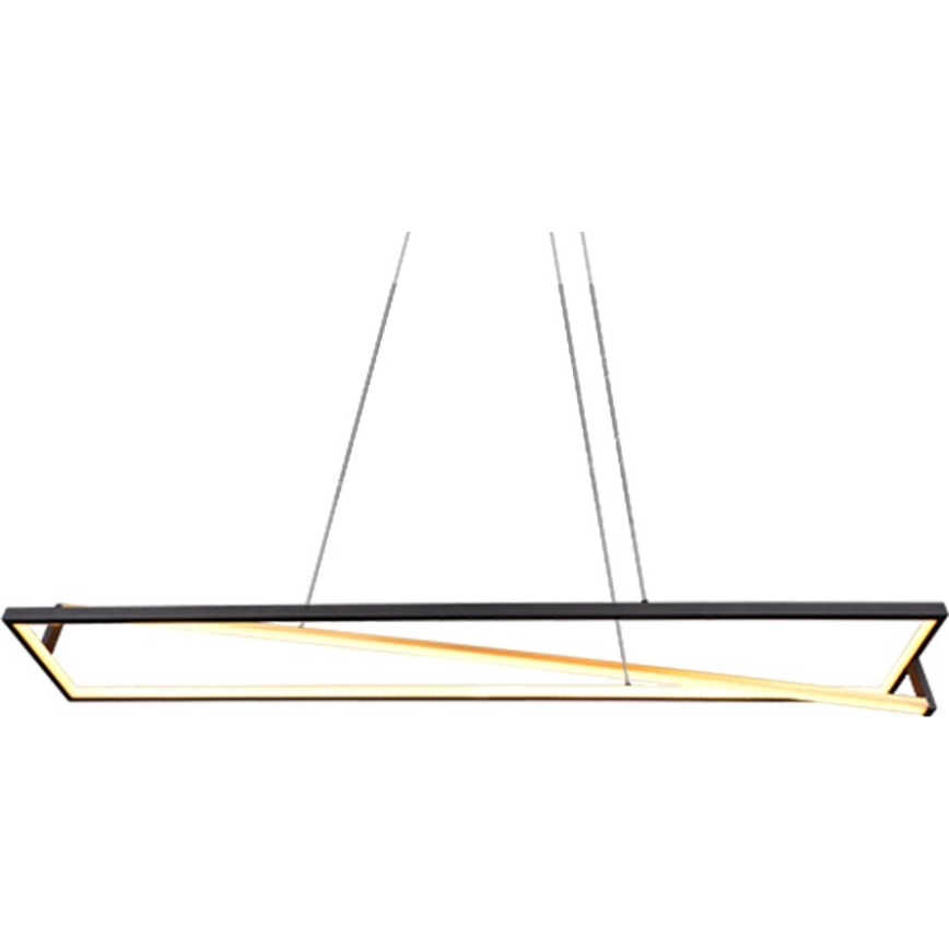 Trio - Dimmbare LED-Hängeleuchte an Kabel EDGE LED/35W/230V 2300/3000/4000K schwarz/gold