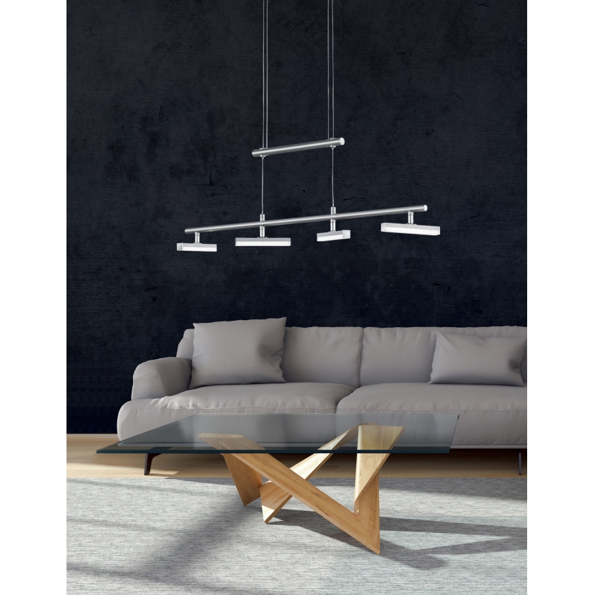 Trio - LED dimmbarer Kronleuchter an Schnur OPIUM 4xLED/4W/230V