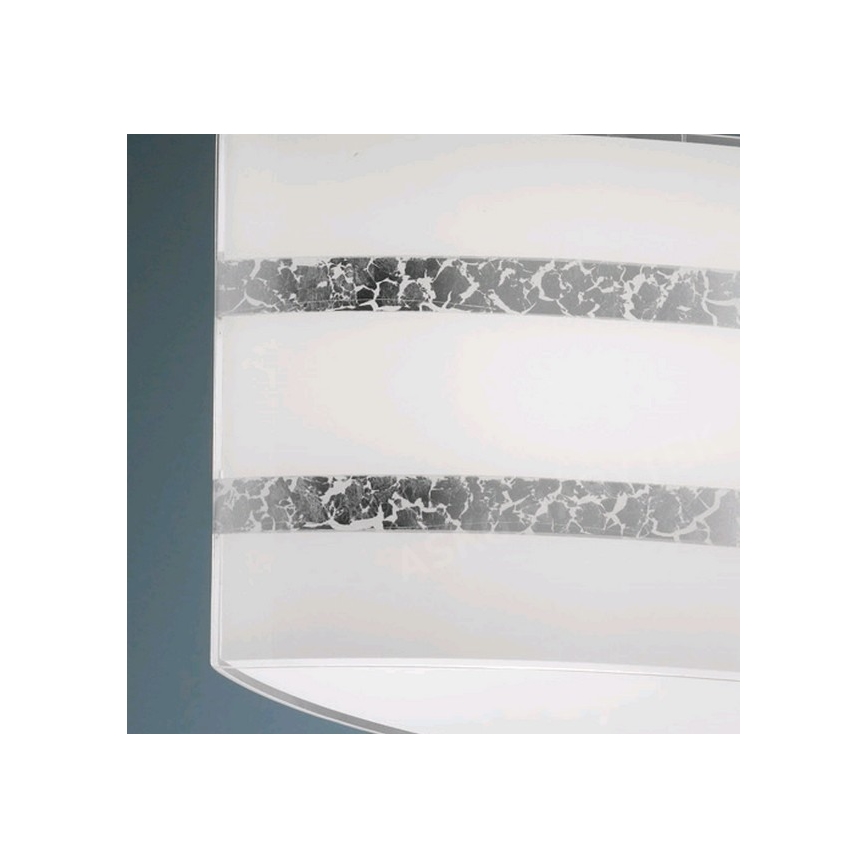 Trio - Hängeleuchte an Kabel NIKOSIA 2xE27/40W/230V silber