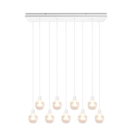 Trio - Pendelleuchte an Kabel MELA 9xE14/25W/230V weiß