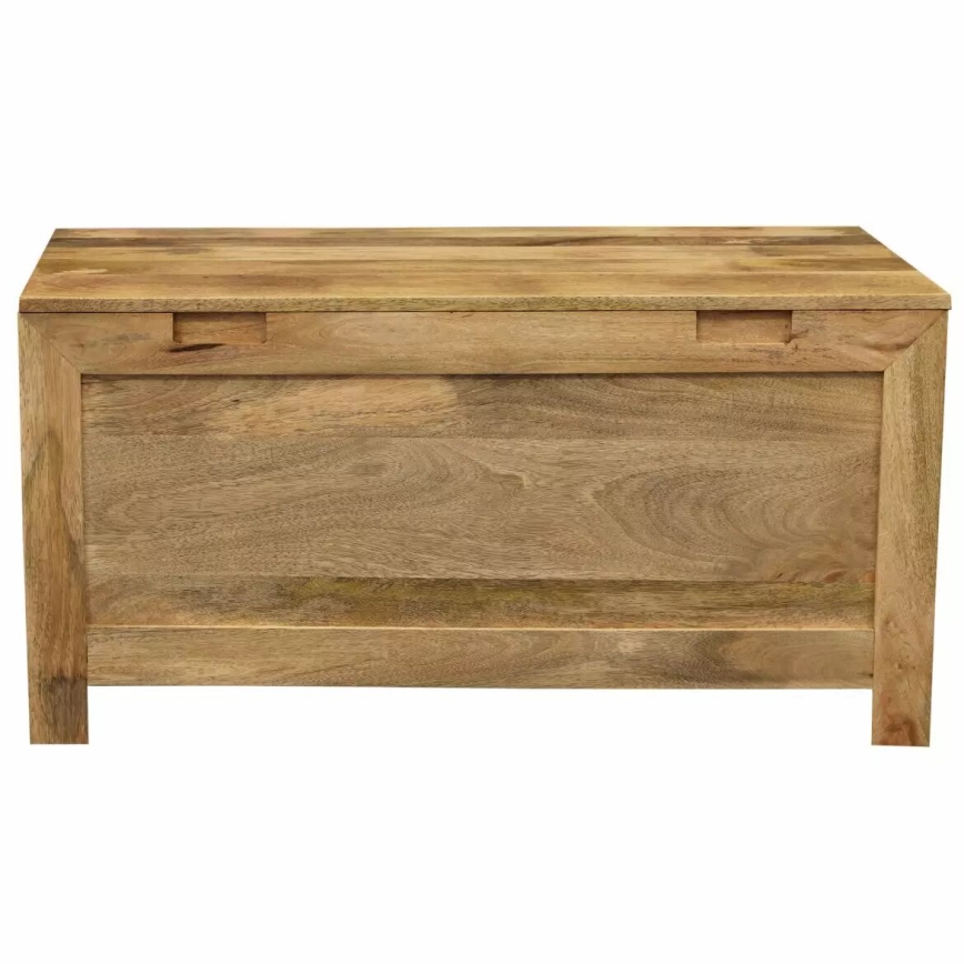 Truhe HINA 45x90 cm Massivholz/Mangobaum