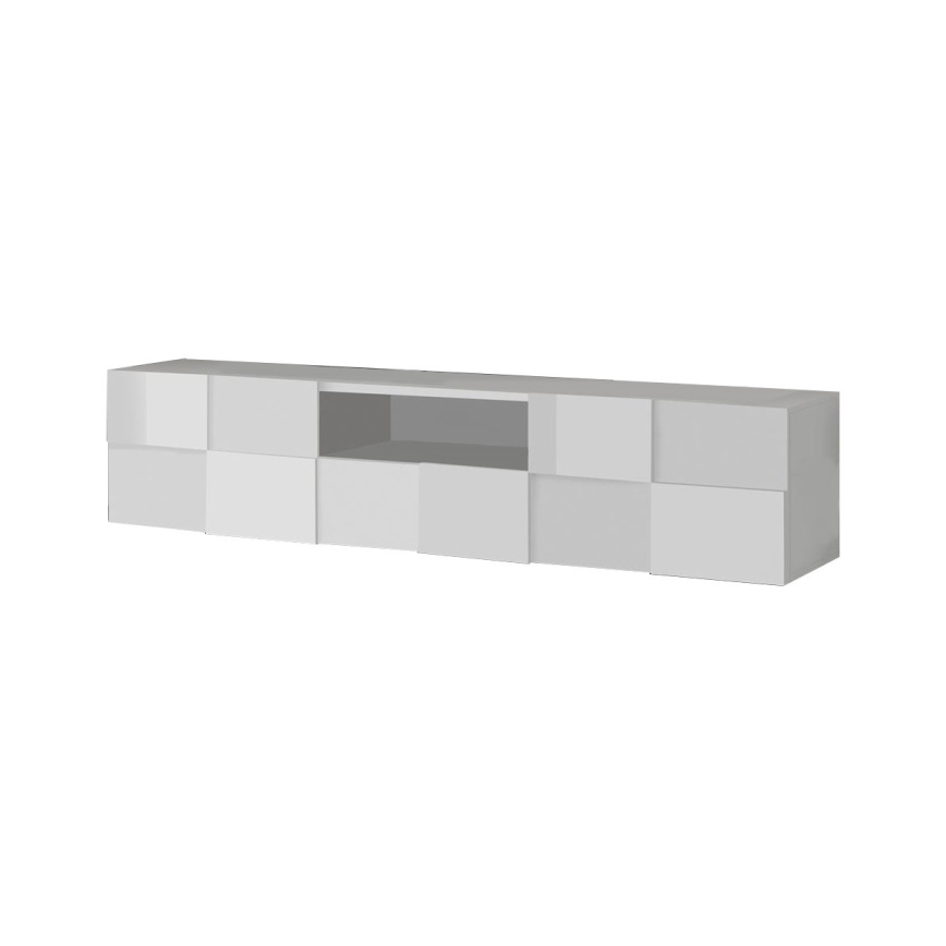 TV-Lowboard SERIAN 184x42x42 cm weiß