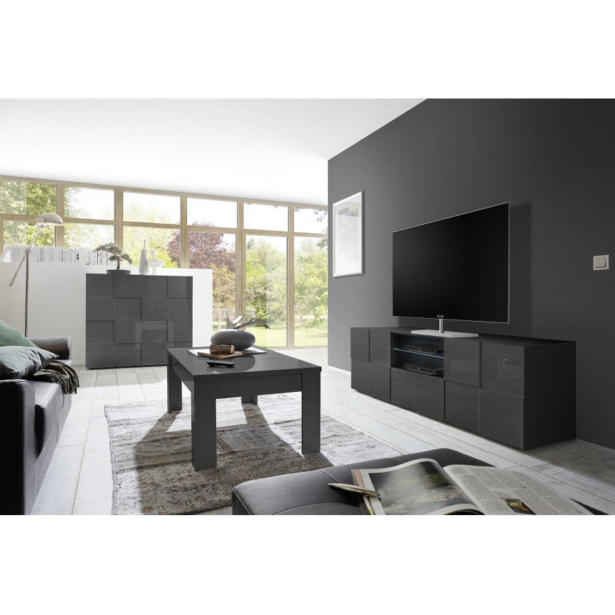 TV-Lowboard SERIAN anthrazit