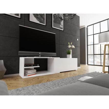 TV-Tisch CLIF 40x180 cm weiß