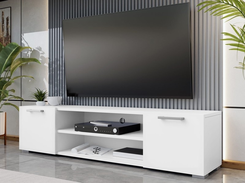 TV-Tisch GIMREN 36x156 cm weiß