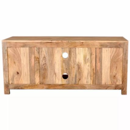 TV-Tisch HINA 60x140 cm Massivholz/Mangobaum