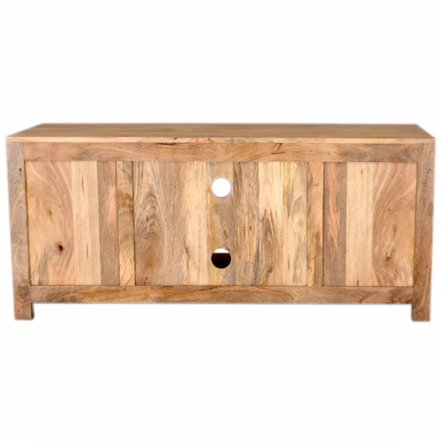 TV-Tisch HINA 60x140 cm Massivholz/Mangobaum