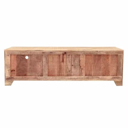 TV-Tisch MANU 160x50 cm Massivholz/Mangobaum