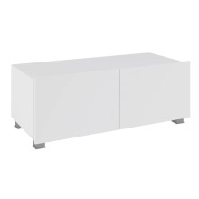 TV-Tisch PAVO 37x100 cm glänzend weiß