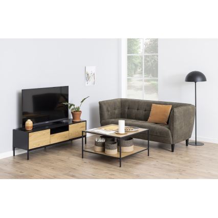 TV-Tisch SARON Eiche/schwarz