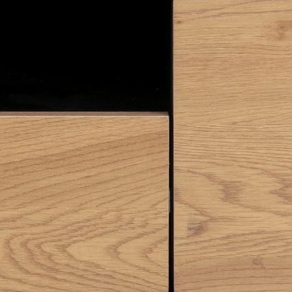 TV-Tisch SARON Eiche/schwarz