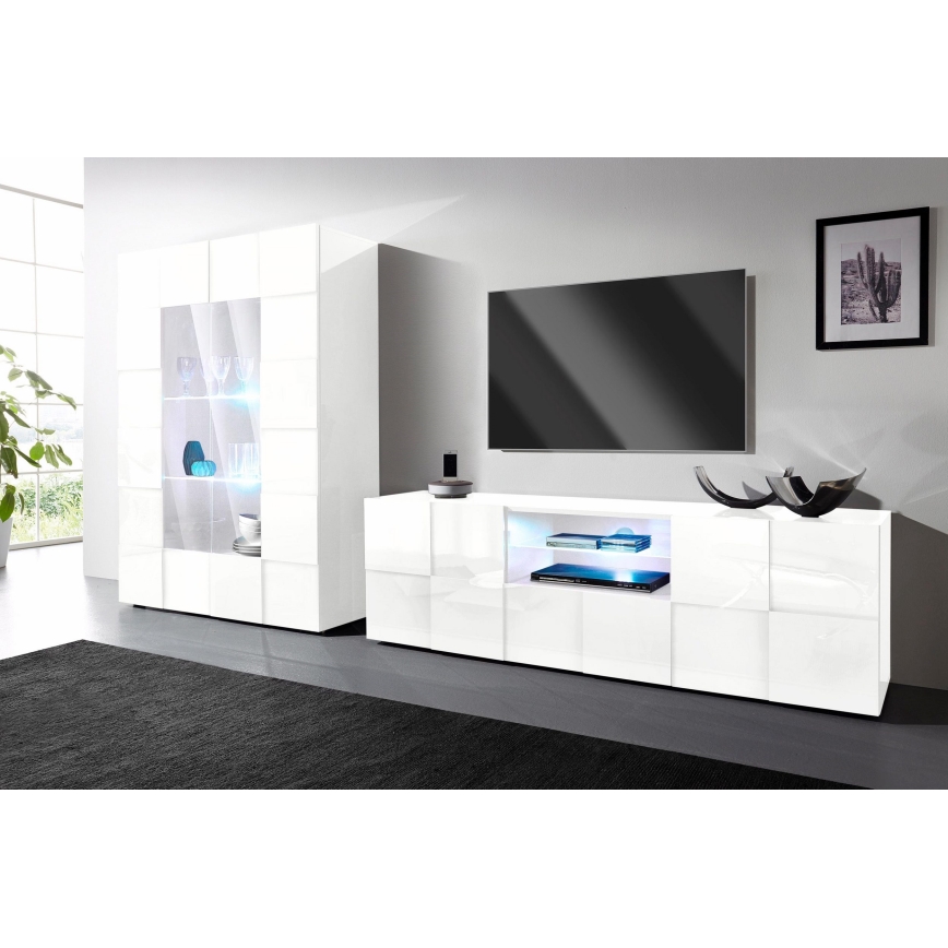 TV-Tisch SERIAN weiß