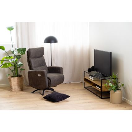 TV-Tisch ZEIN Eiche/schwarz