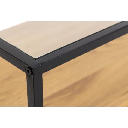 TV-Tisch ZEIN Eiche/schwarz