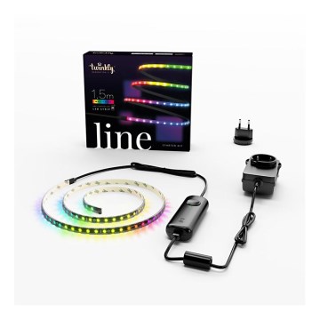 Twinkly - Dimmbarer LED-RGB-Streifen LINE 100xLED 1,5 m Wi-Fi