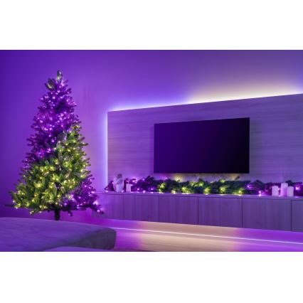 Twinkly - LED RGBW Dimmbare Weihnachtsdekoration GARLAND 50xLED 2,7 m Wi-Fi