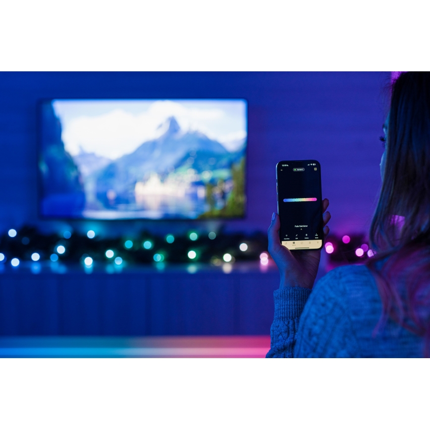 Twinkly - LED RGBW Dimmbare Weihnachtsdekoration GARLAND 50xLED 2,7 m Wi-Fi