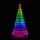 Twinkly - LED RGBW dimmbarer Außen-Weihnachtsbaum LIGHT TREE 1000×LED 6 m IP44 Wi-Fi