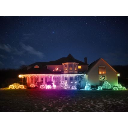 Twinkly - Dimmbares Outdoor-Weihnachtsrentier LED RGBW REINGEERS 160xLED IP44 Wi-Fi