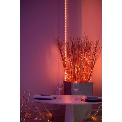 Twinkly - LED RGB dimmbare Weihnachts-Lichterkette DOTS 60xLED 7 m USB Wi-Fi