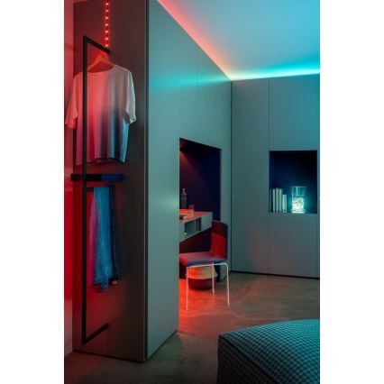 Twinkly - Dimmbarer LED-RGB-Streifen für den Außenbereich DOTS 200xLED 10 m IP44 WiFi