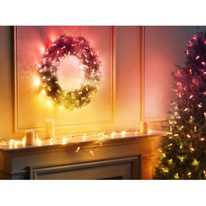 Twinkly - Dimmbare LED-RGB-Weihnachtskette 100xLED 8 m USB Wi-Fi