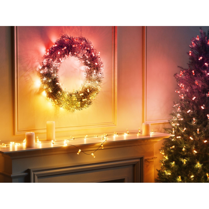 Twinkly - LED RGB dimmbare Weihnachtslichterkette CANDIES 200xLED 14 m USB Wi-Fi