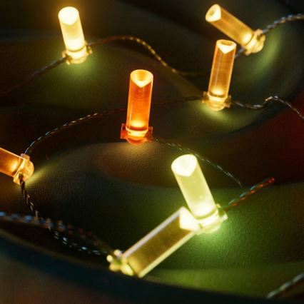 Twinkly - LED RGB dimmbare Weihnachtslichterkette CANDIES 200xLED 14 m USB Wi-Fi
