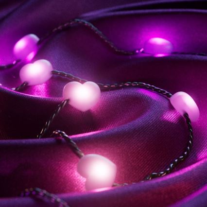 Twinkly - dimmbare RGB-LED-Lichterkette CANDIES 200xLED 14 m USB Wi-Fi