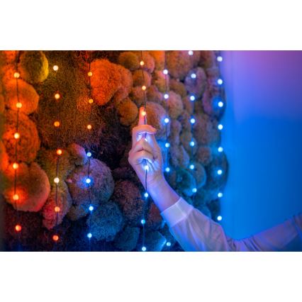 Twinkly - Dimmbare LED-RGB-Weihnachtskette CANDIES 100xLED 8 m USB Wi-Fi